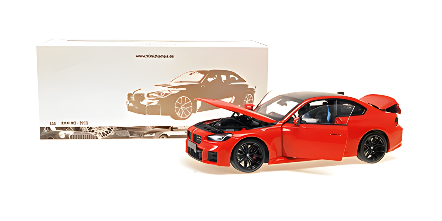 Minichamps 1:18 M2 (G87) Red Metallic 2023 - Diecast Model