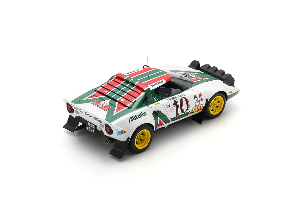 Spark 1:18 Lancia Stratos No.10 S. Munari - S. Maiga - Winner Monte Carlo Rally 1976 - Resin Model