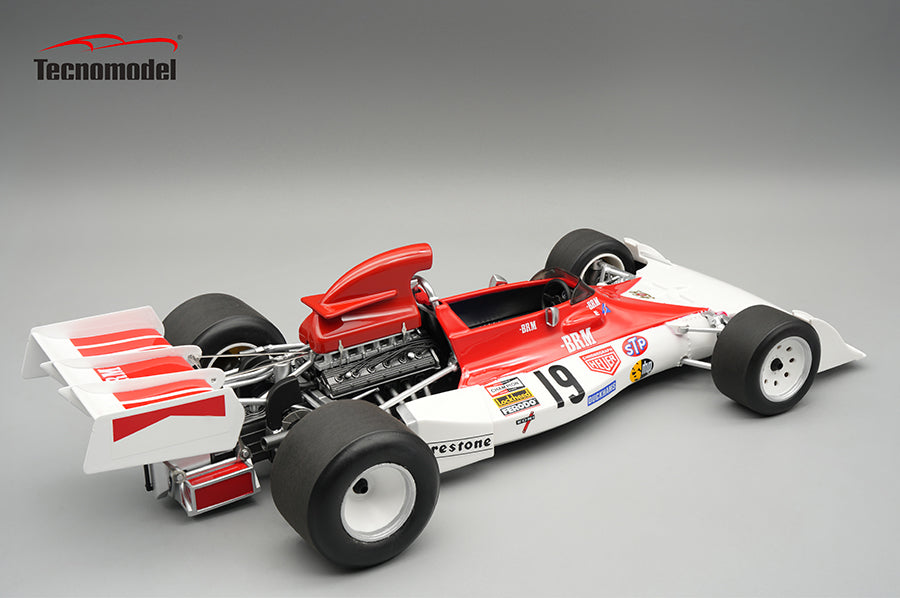 Tecnomodel 1:18 BRM P160E No.19 German GP 1973 Clay Regazzoni - Limited Edition - Resin Model Car