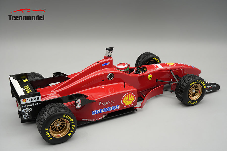 Tecnomodel - 1:18 Ferrari F310 No.2 Eddie Irvine Spain GP 1996 Wet Tyres - Limited Edition Resin Model With Driver Figure