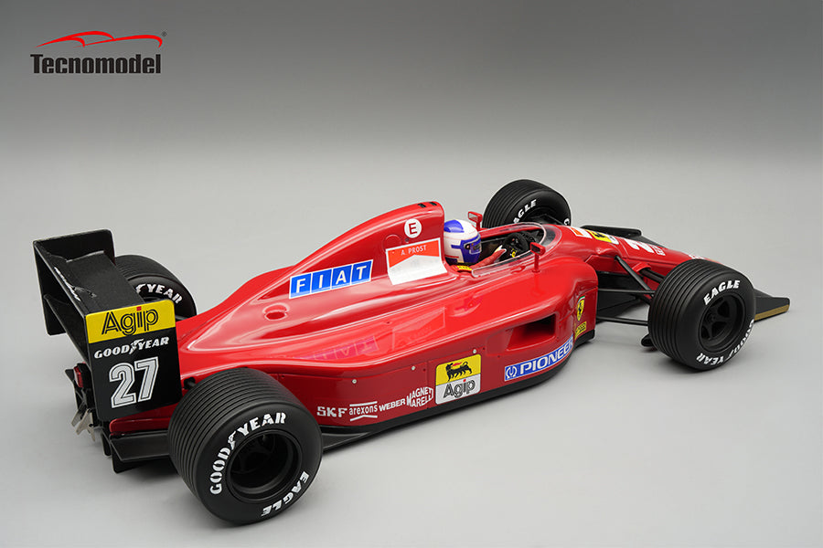 Tecnomodel - 1:18 Ferrari 642 No.27 Alain Prost Imola GP Wet Tyres 1991 - With Driver Figure - Limited Edition Resin Model