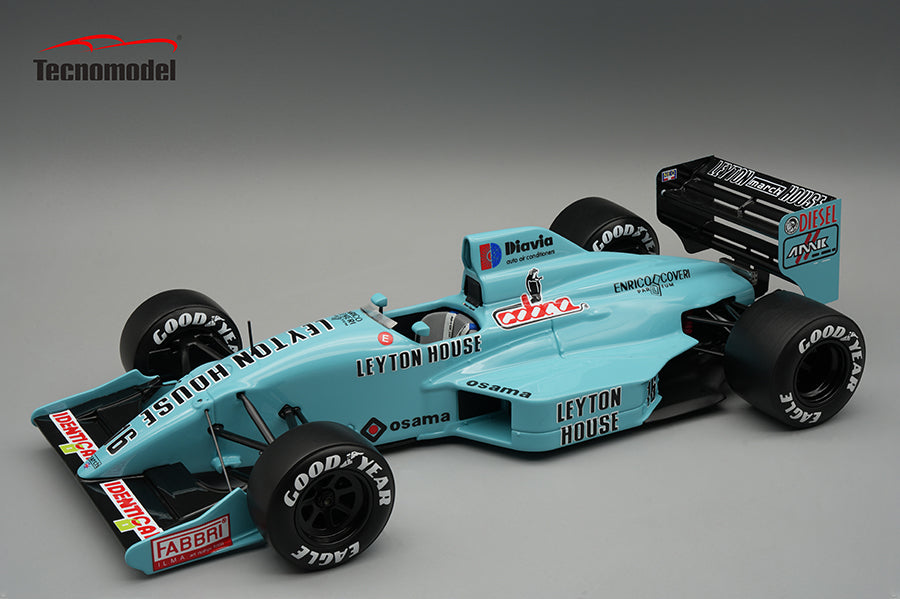 Tecnomodel 1:18 March 881 1988 German GP Driver Ivan Capelli Wet Tyres - Limited Edition Resin Model