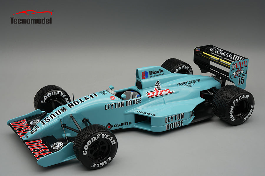 Tecnomodel 1:18 March 881 1988 British GP Driver Mauricio Gugelmin Wet Tyres  - Limited Edition Resin Model