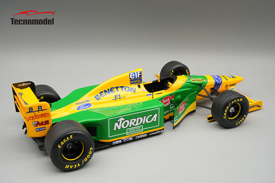Tecnomodel 1:18 Benetton B193B No.99 Barcellona Test 1993 Michele Alboreto - Limited Edition - Resin Model Car