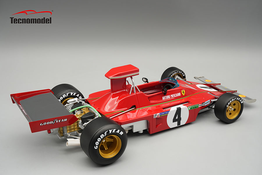 Tecnomodel - 1:18 Ferrari 312 B3 No.4 Arturo Merzario Austria GP 1973 - Limited Edition - Resin Model Car