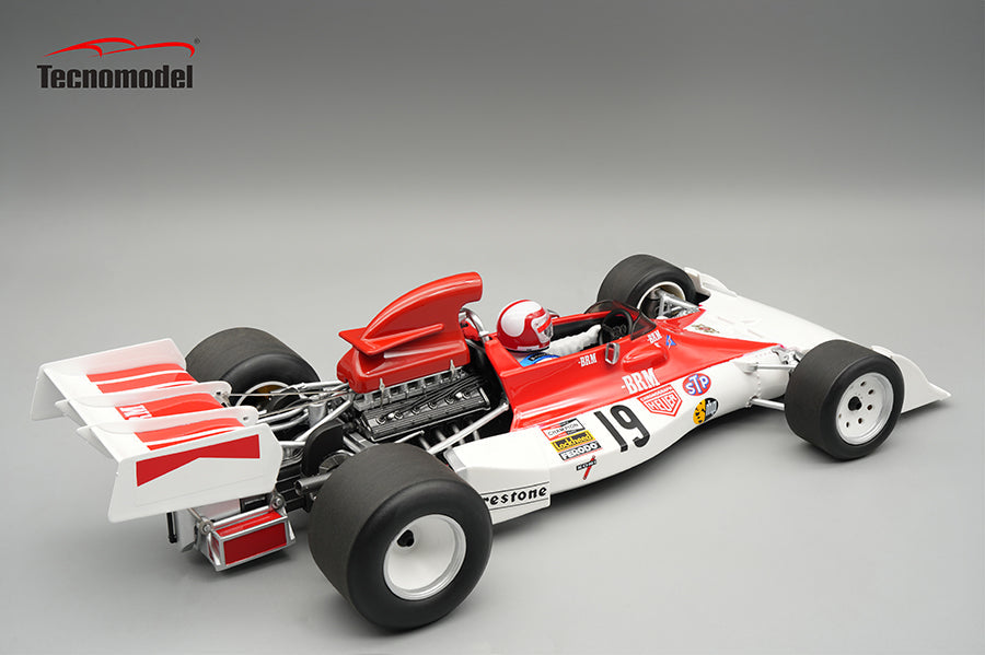 Tecnomodel 1:18 BRM P160E No.19 German GP 1973 Clay Regazzoni - With Driver Figure - Limited Edition - Resin Model Car