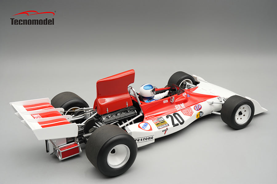 Tecnomodel 1:18 BRM P160E No.20 Canadian GP 1973 Jean-Pierre Beltoise - With Driver Figure - Limited Edition - Resin Model Car