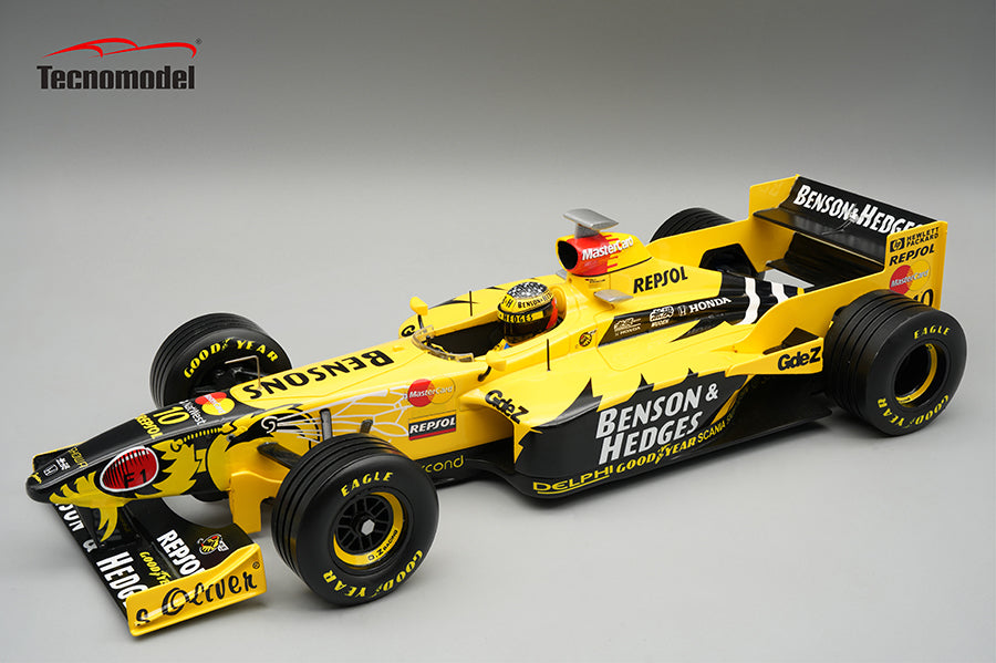 Tecnomodel 1:18 Jordan 198 Honda MF-301 HC No.10 Australian GP 1998 Ralf Schumacher - With Driver Figure - Limited Edition - Resin Model Car