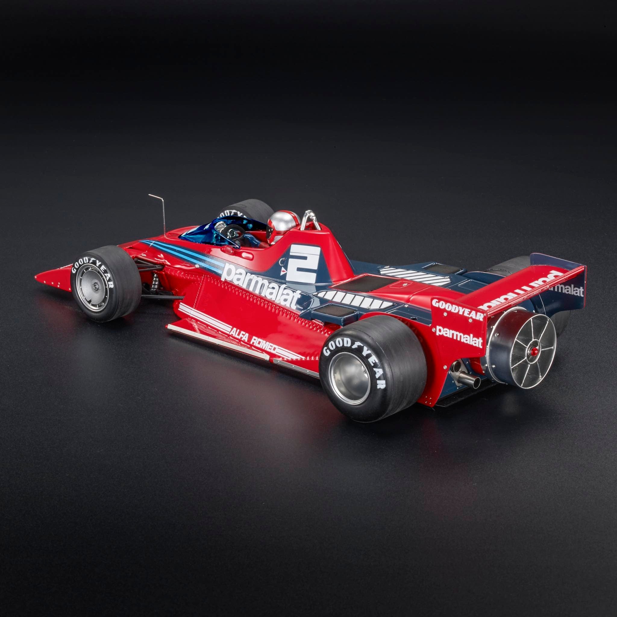 GP Replicas 1:18 Brabham BT46B "Fan Car" No.1 Niki Lauda Winner 1978 Swedish GP - Limited Edition Resin Model with Driver Figure