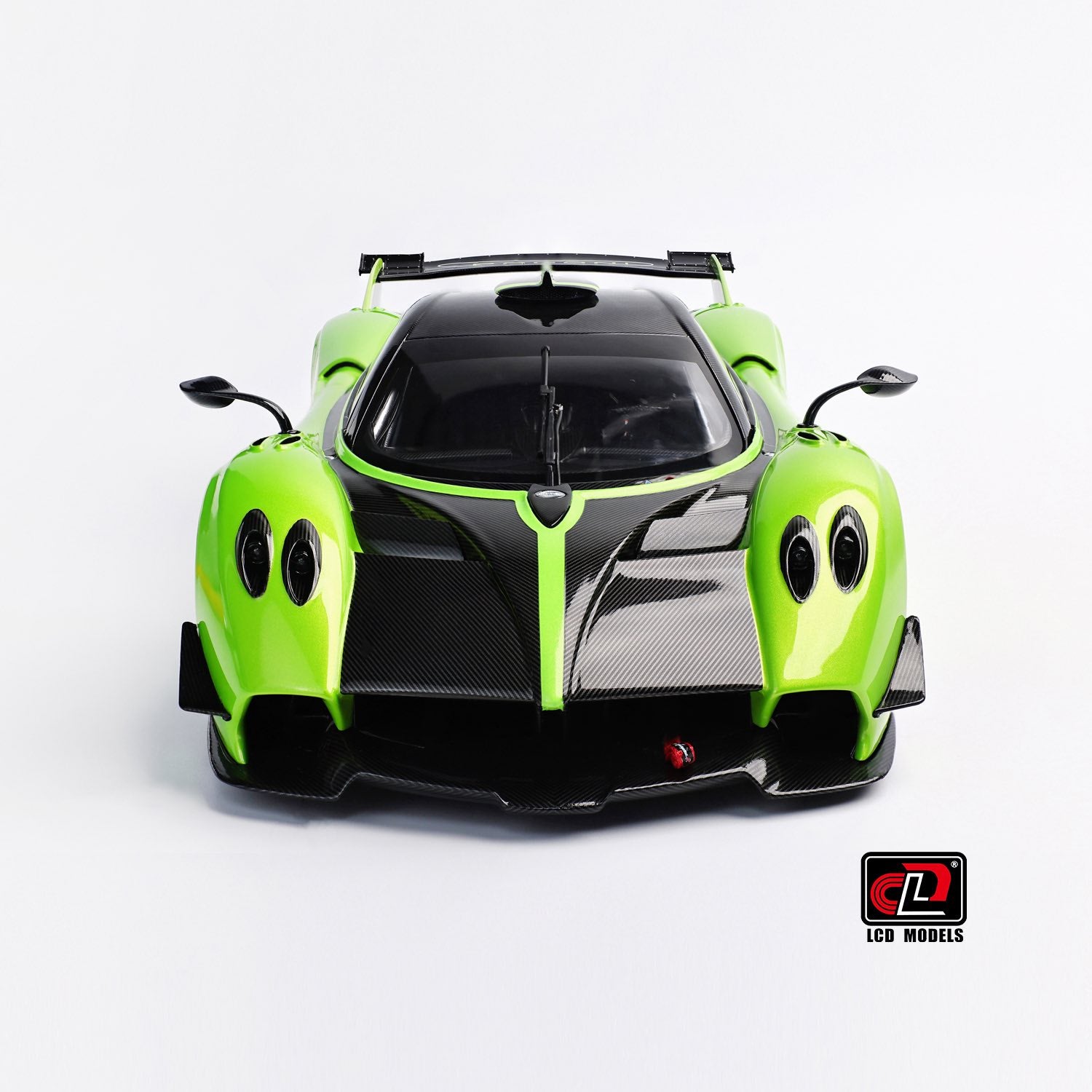 LCD 1:18 Pagani Huayra R Green - Diecast Model - Full Openings