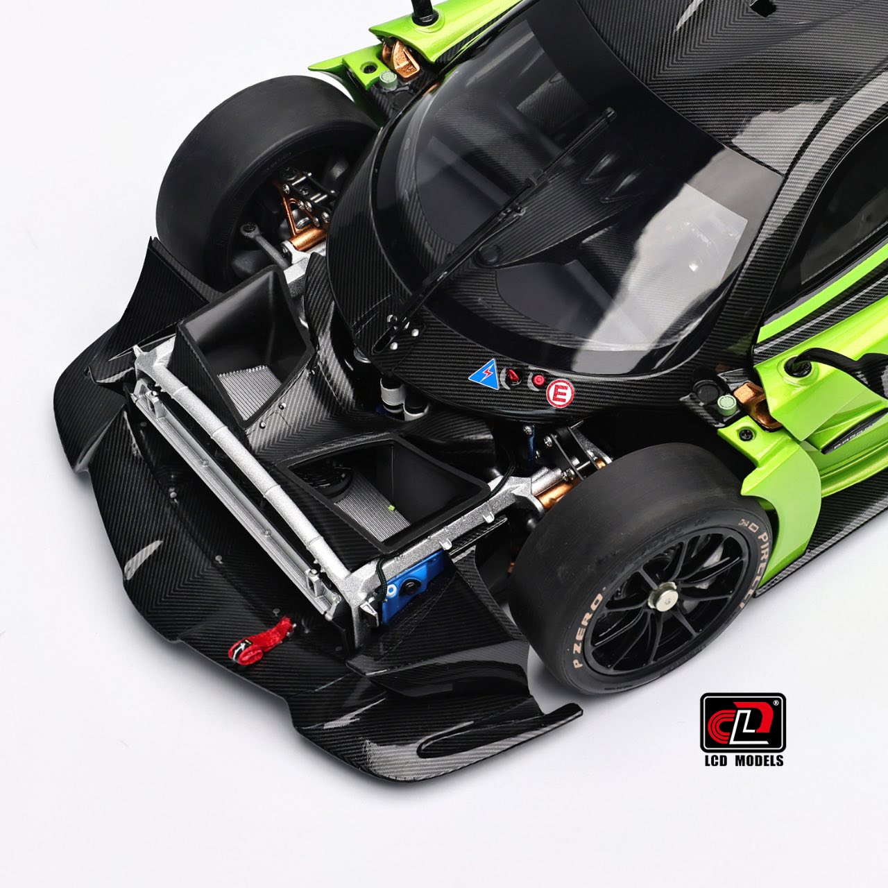 LCD 1:18 Pagani Huayra R Green - Diecast Model - Full Openings