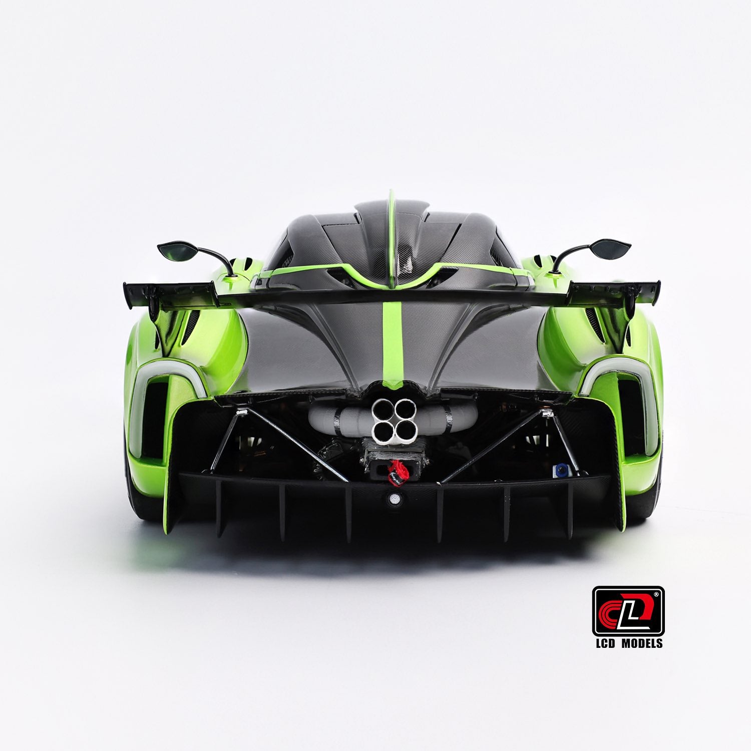 LCD 1:18 Pagani Huayra R Green - Diecast Model - Full Openings