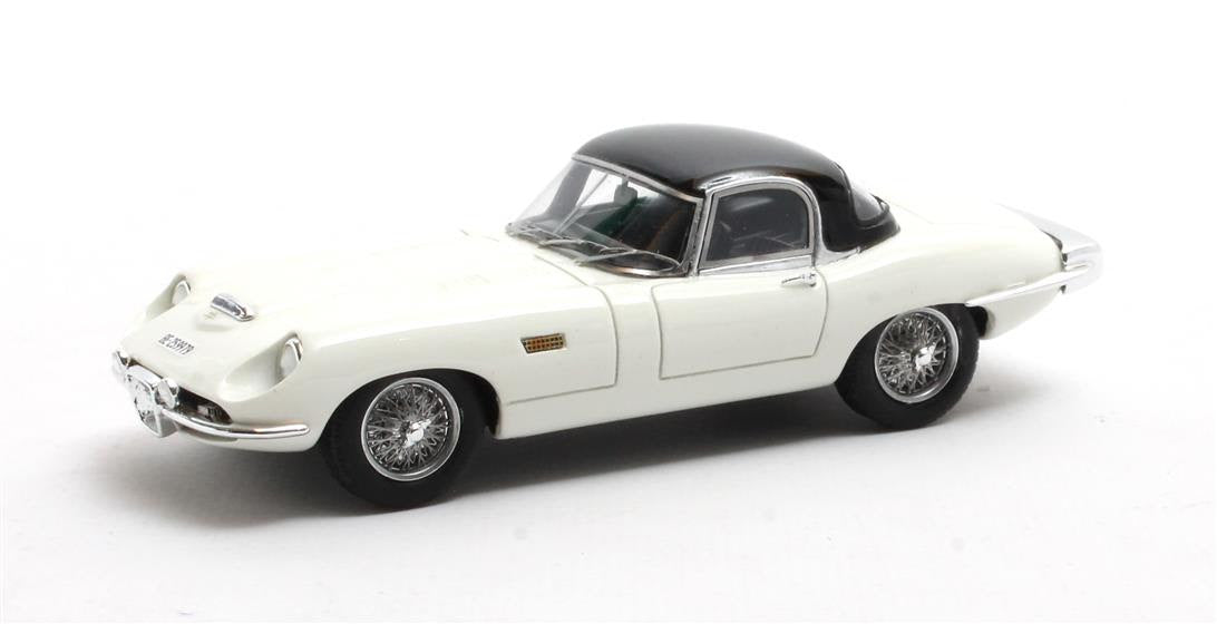Matrix 1:43 - Jaguar E-Type Roadster Italsuisse/Frua white hard top 1964 - Resin Model