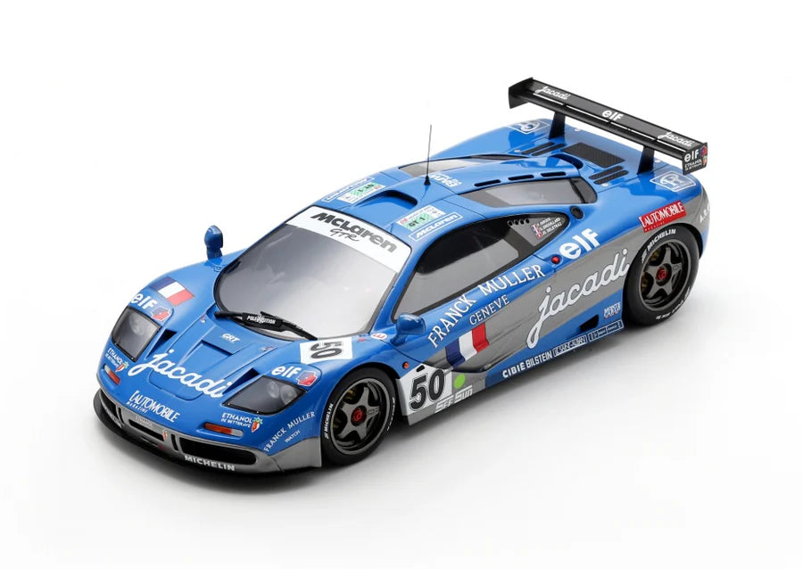 Spark 1:18 - McLaren F1 GTR No.50 J-D. Delétraz - F. Giroix - O. Grouillard 5th Le Mans 24H 1995 - Resin Model