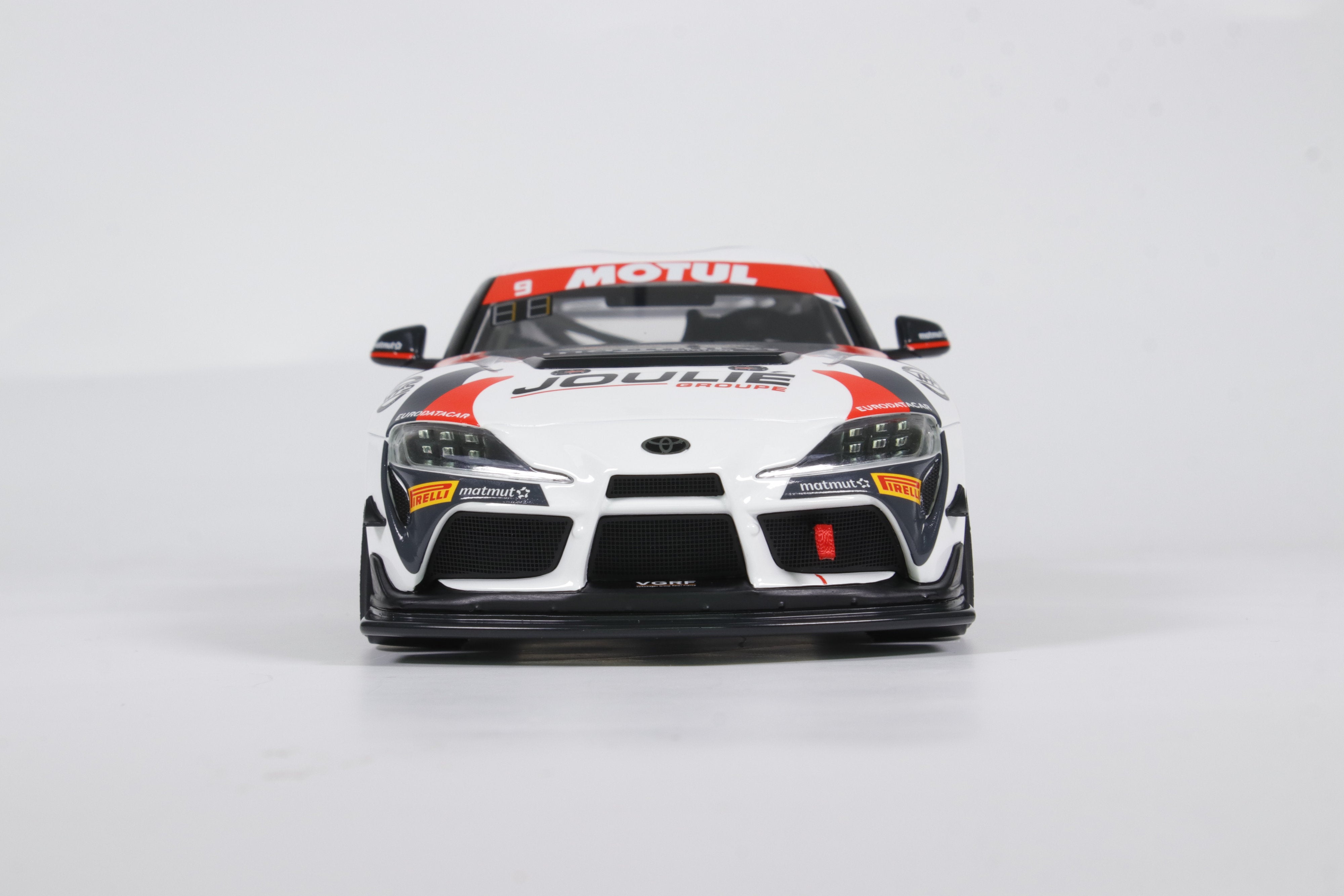 Otto Mobile 1:18 Toyota Supra GT4 White E.Cheli E.Joulié FFSA GT4 Championship 2023 - Resin Model