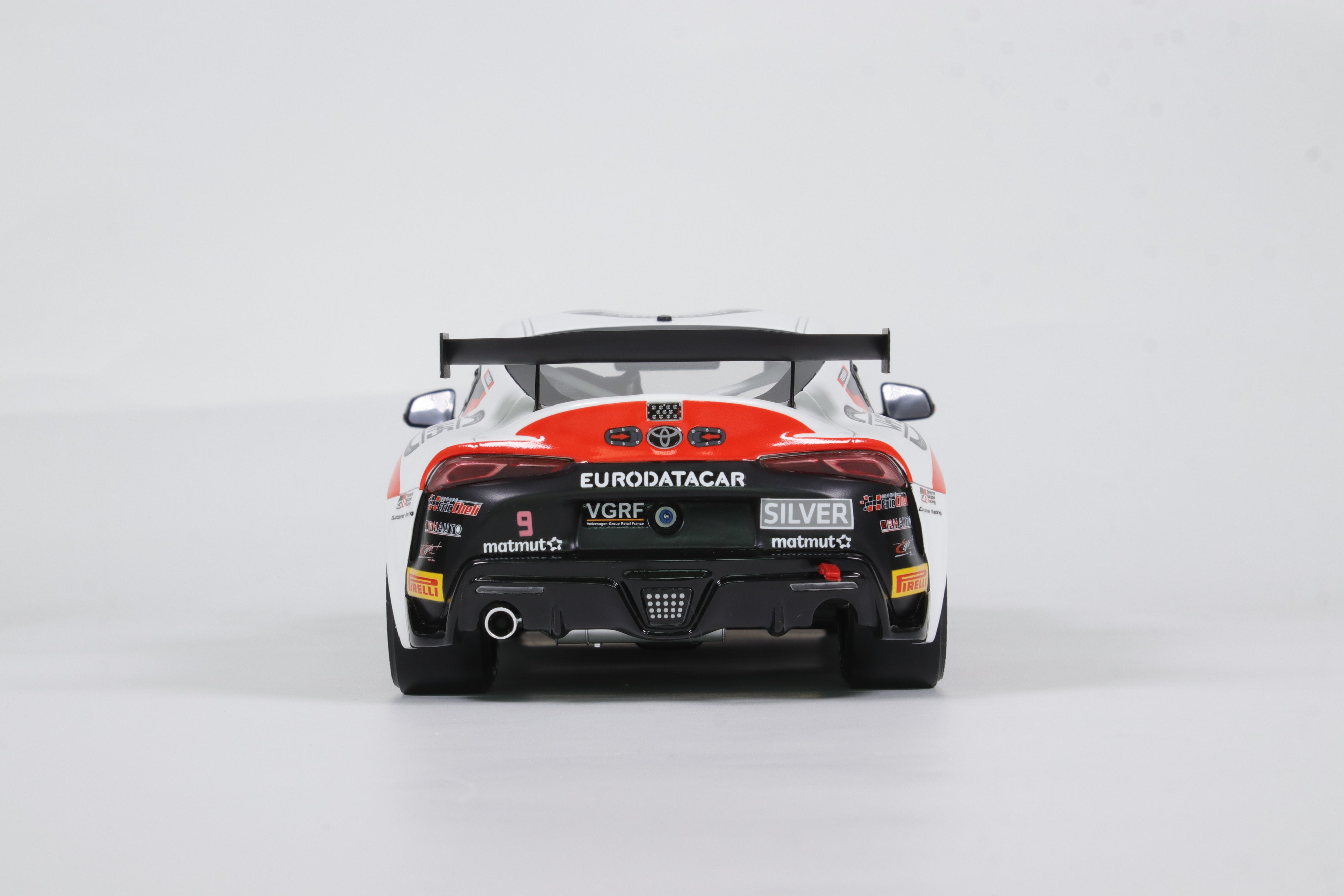Otto Mobile 1:18 Toyota Supra GT4 White E.Cheli E.Joulié FFSA GT4 Championship 2023 - Resin Model