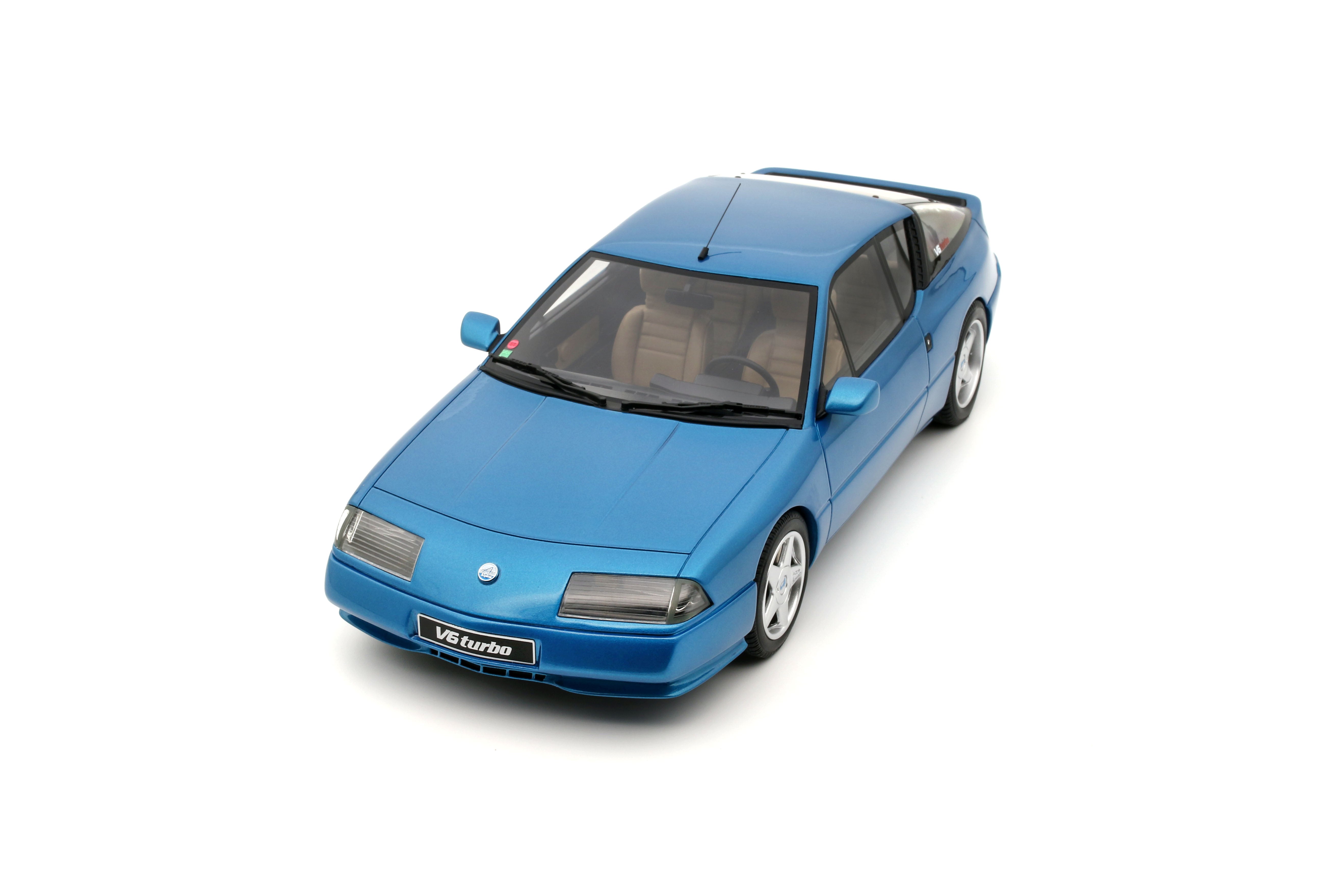 Otto Mobile 1:18 Alpine GTA V6 Turbo Bleu Alpine Metal 488 1990 - Limited Edition - Resin Model