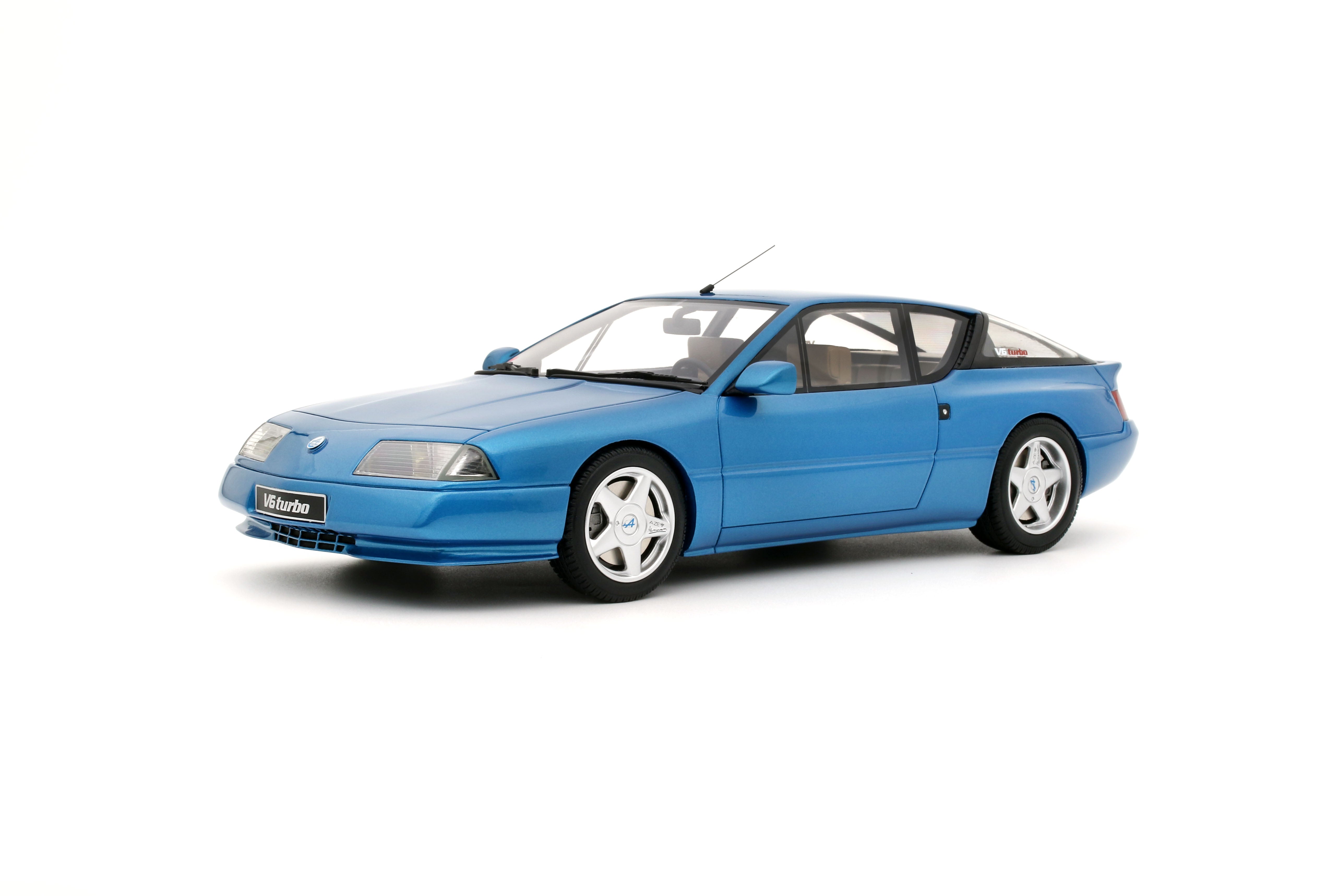 Otto Mobile 1:18 Alpine GTA V6 Turbo Bleu Alpine Metal 488 1990 - Limited Edition - Resin Model