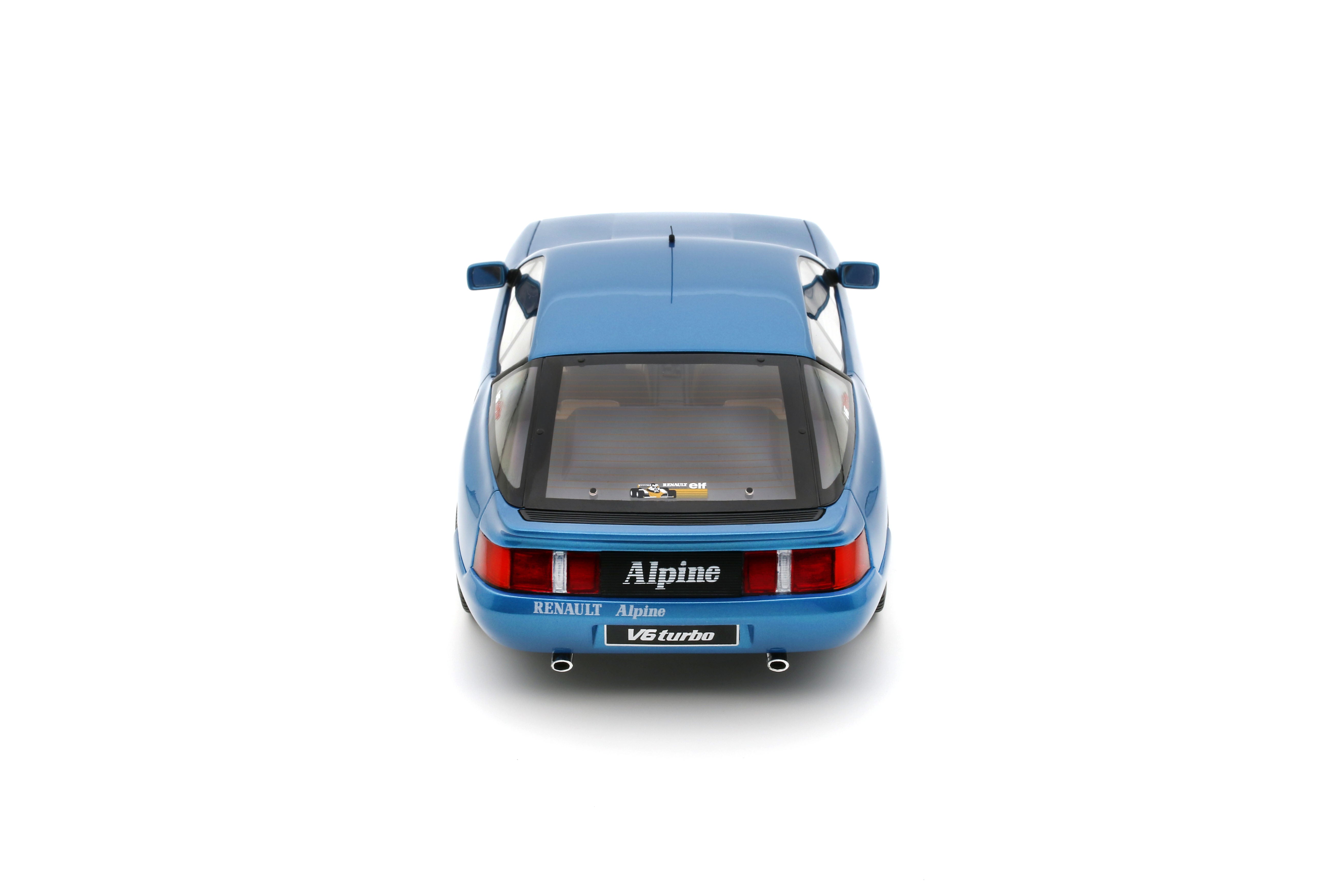 Otto Mobile 1:18 Alpine GTA V6 Turbo Bleu Alpine Metal 488 1990 - Limited Edition - Resin Model