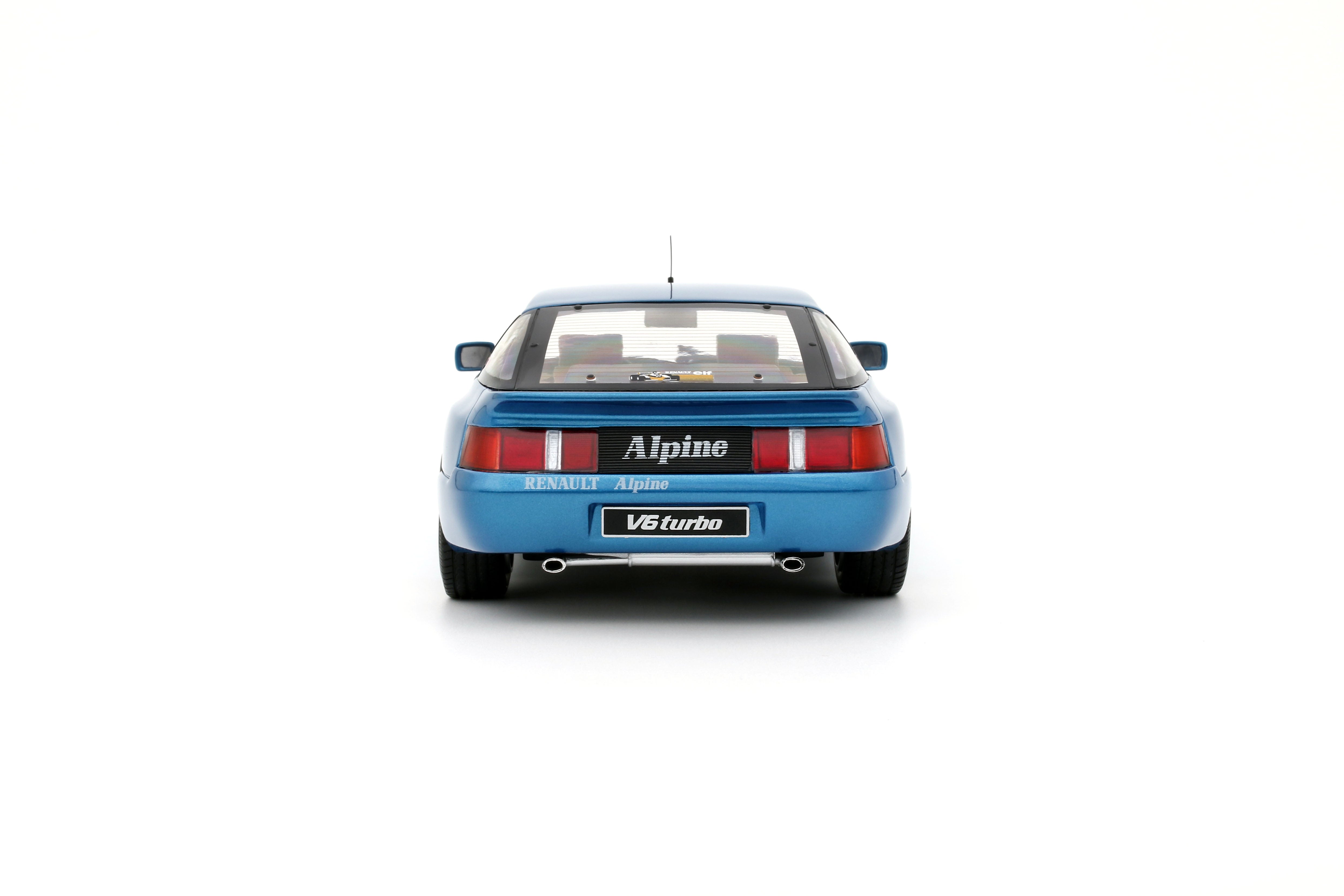 Otto Mobile 1:18 Alpine GTA V6 Turbo Bleu Alpine Metal 488 1990 - Limited Edition - Resin Model