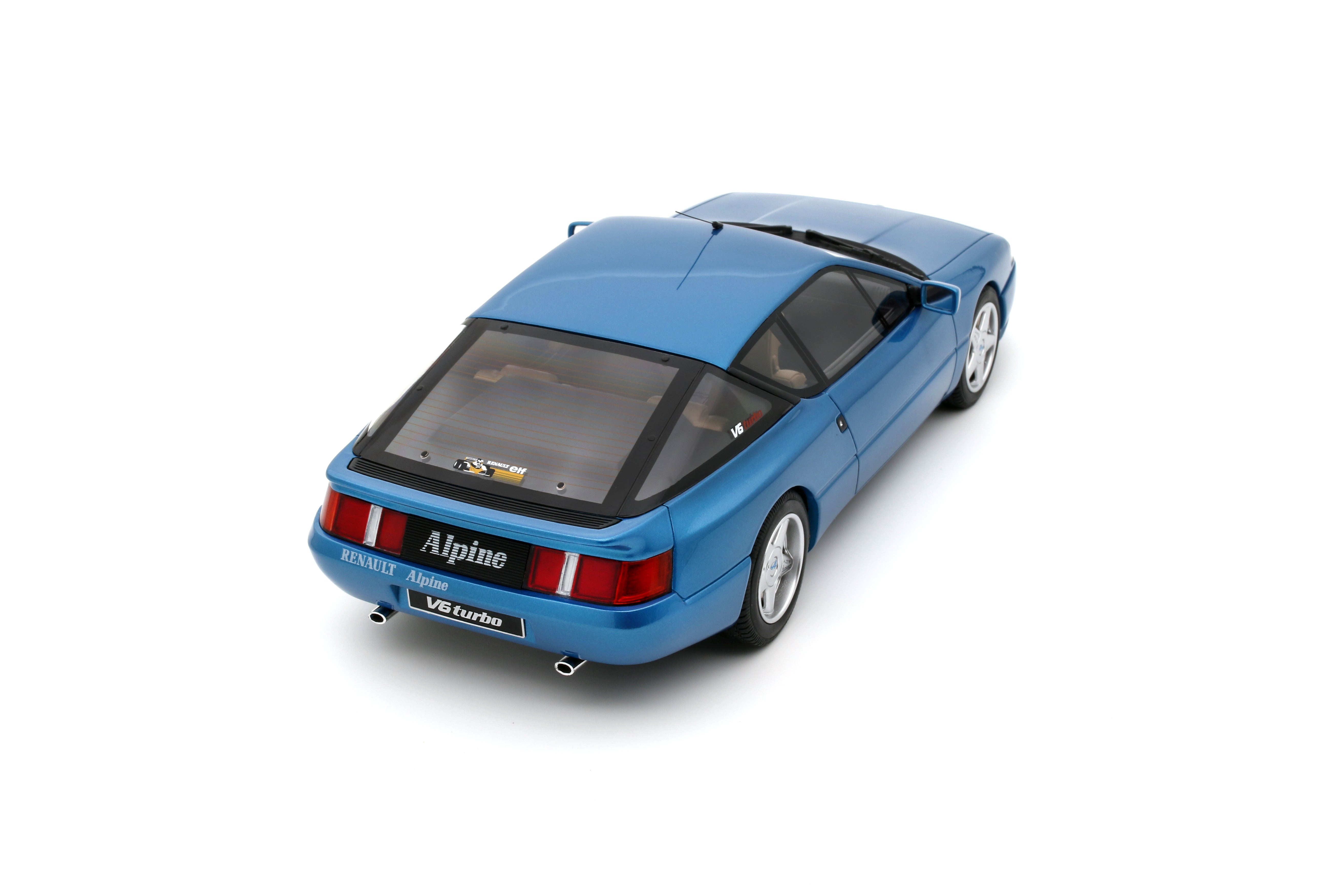 Otto Mobile 1:18 Alpine GTA V6 Turbo Bleu Alpine Metal 488 1990 - Limited Edition - Resin Model