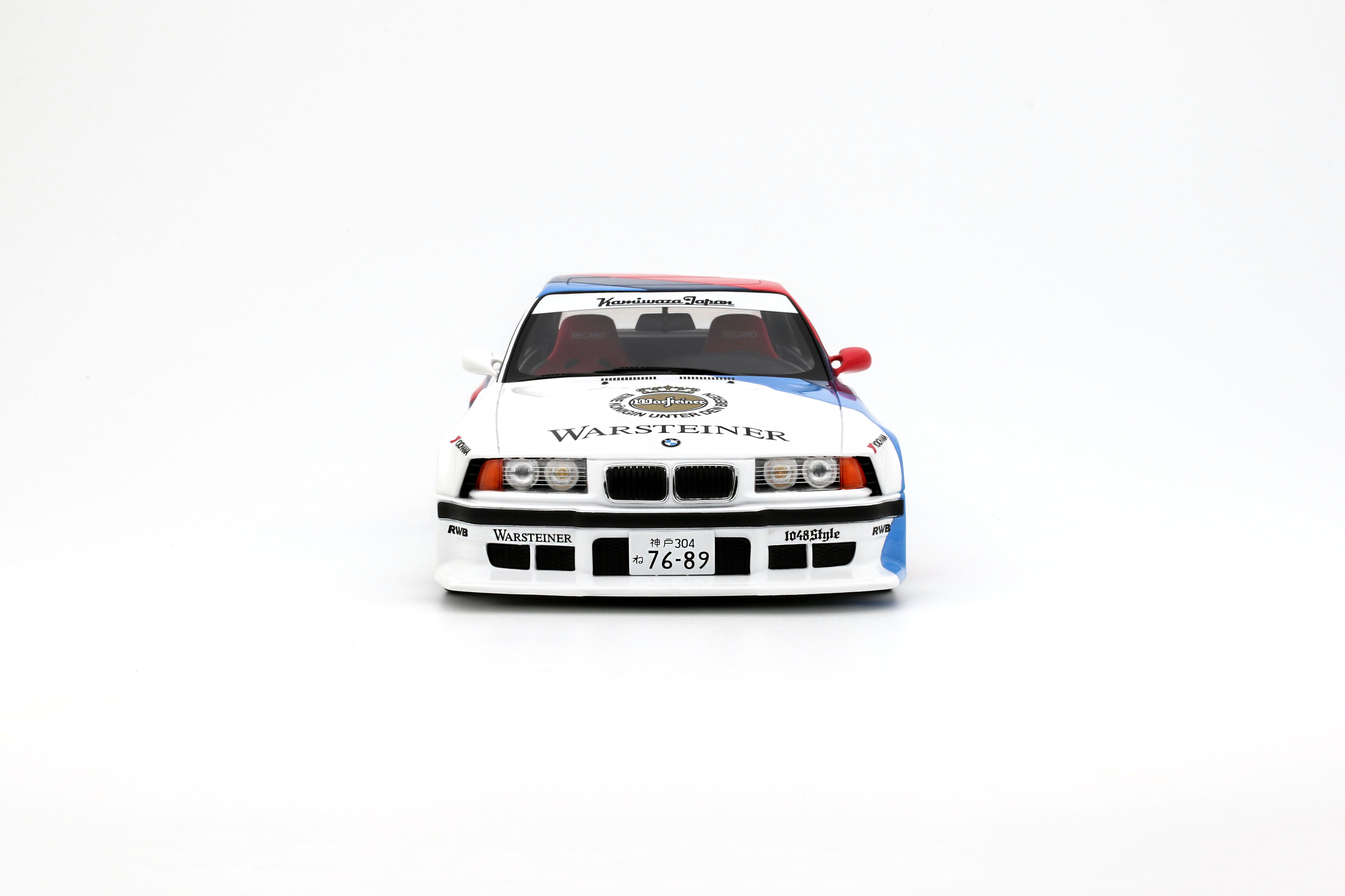 Otto Mobile 1:18 BMW E36 Khyzyl Saleem White 2024 - Resin Model