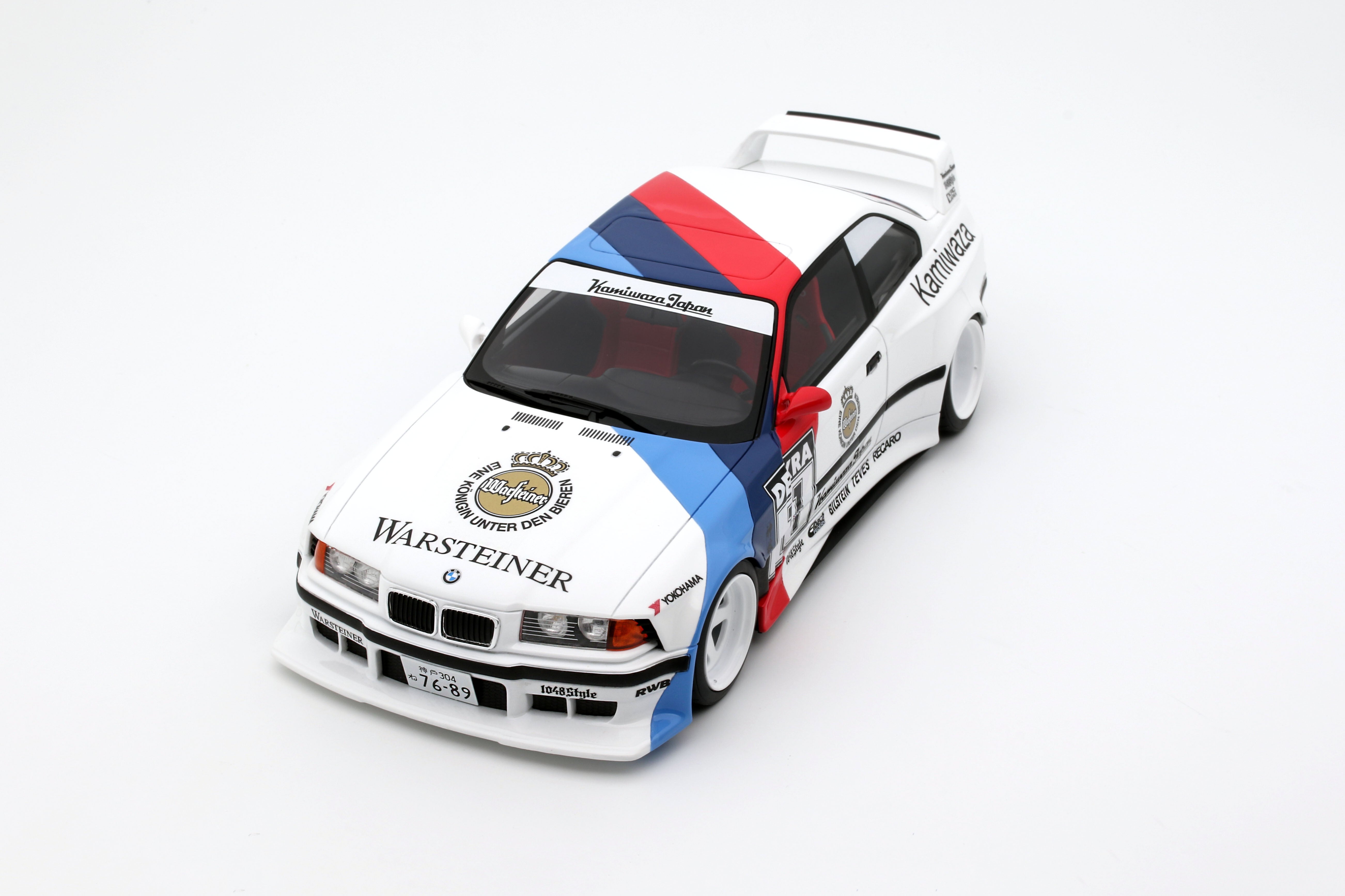 Otto Mobile 1:18 BMW E36 Khyzyl Saleem White 2024 - Resin Model