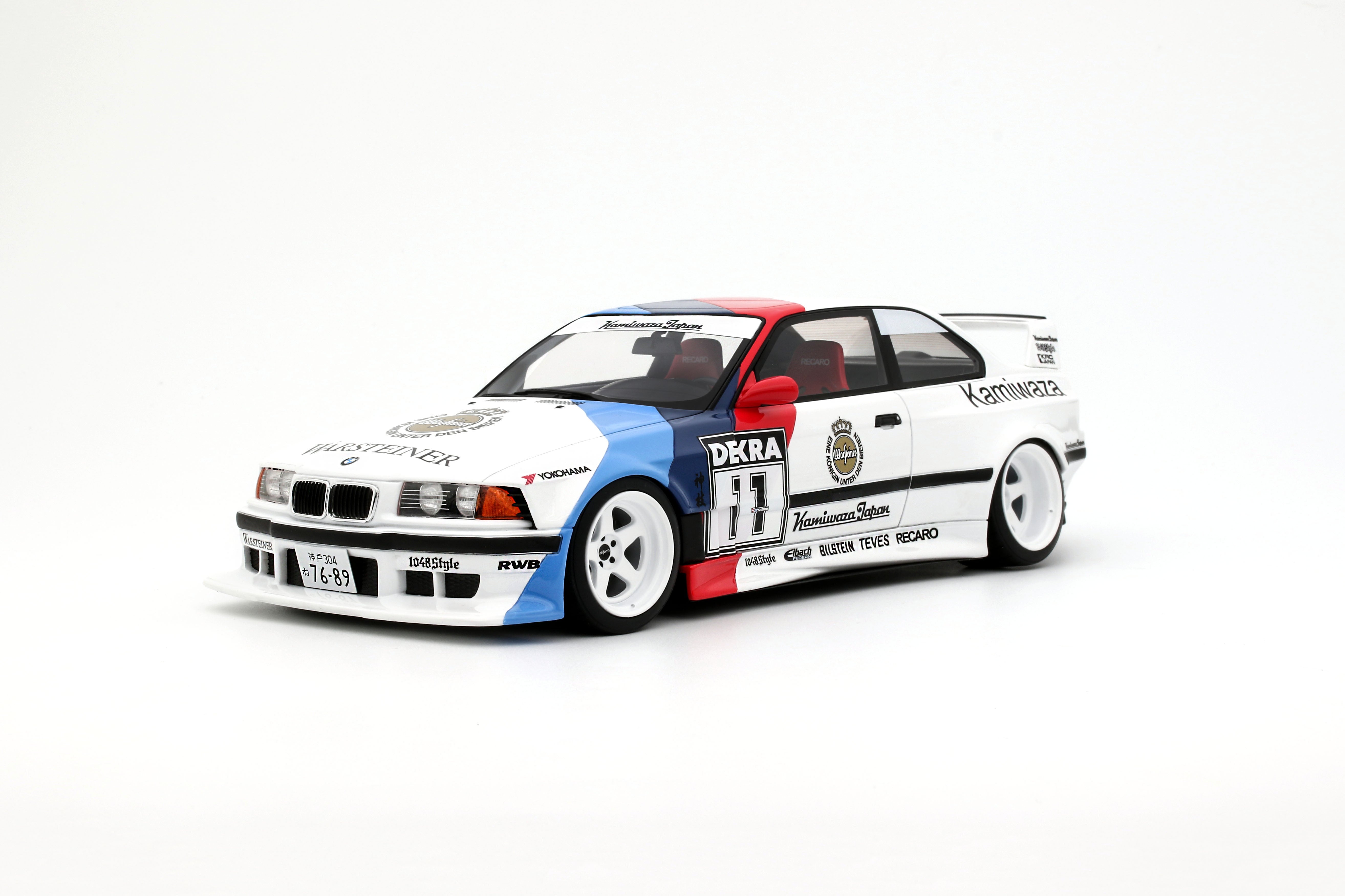 Otto Mobile 1:18 BMW E36 Khyzyl Saleem White 2024 - Resin Model