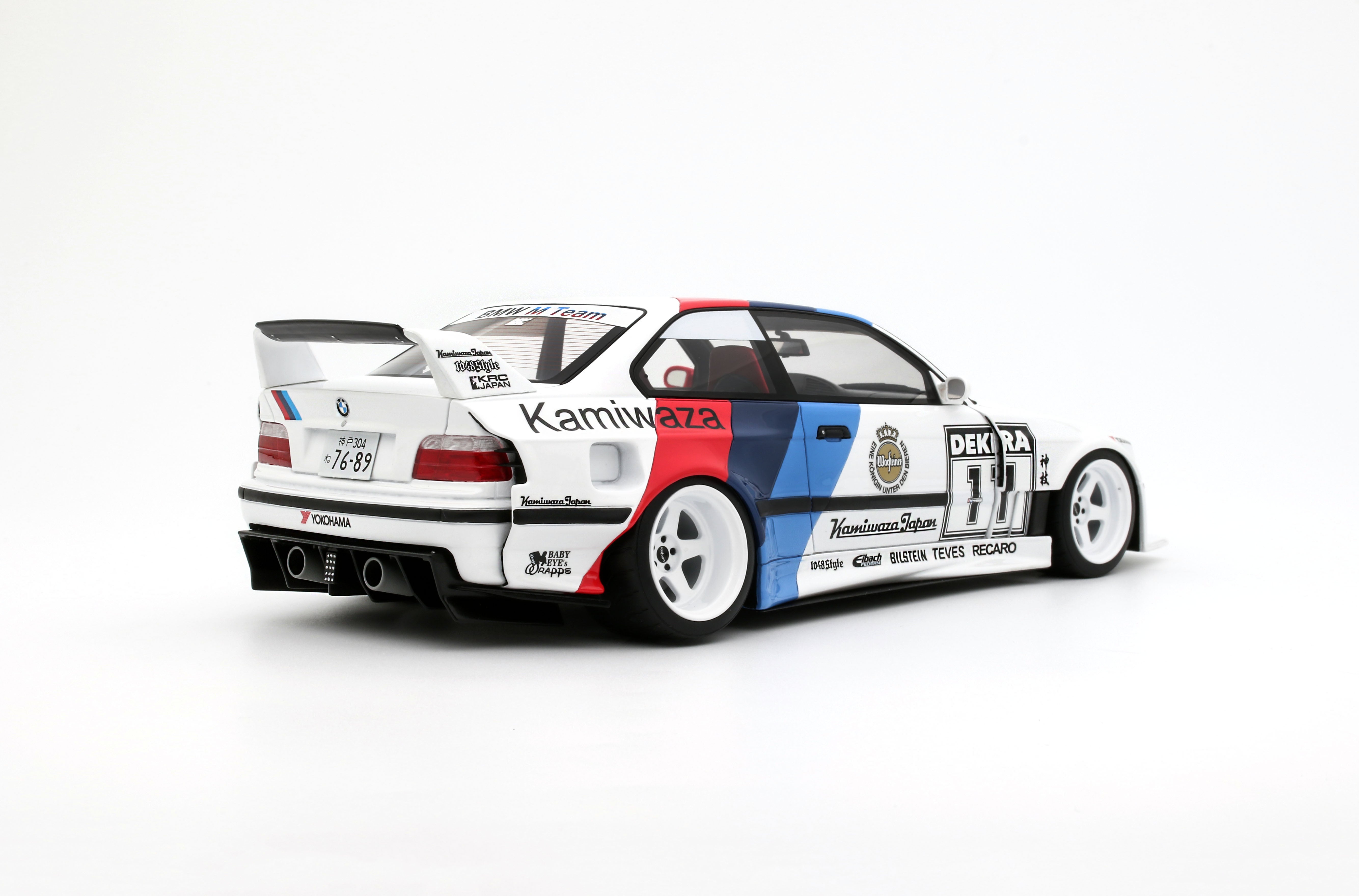 Otto Mobile 1:18 BMW E36 Khyzyl Saleem White 2024 - Resin Model