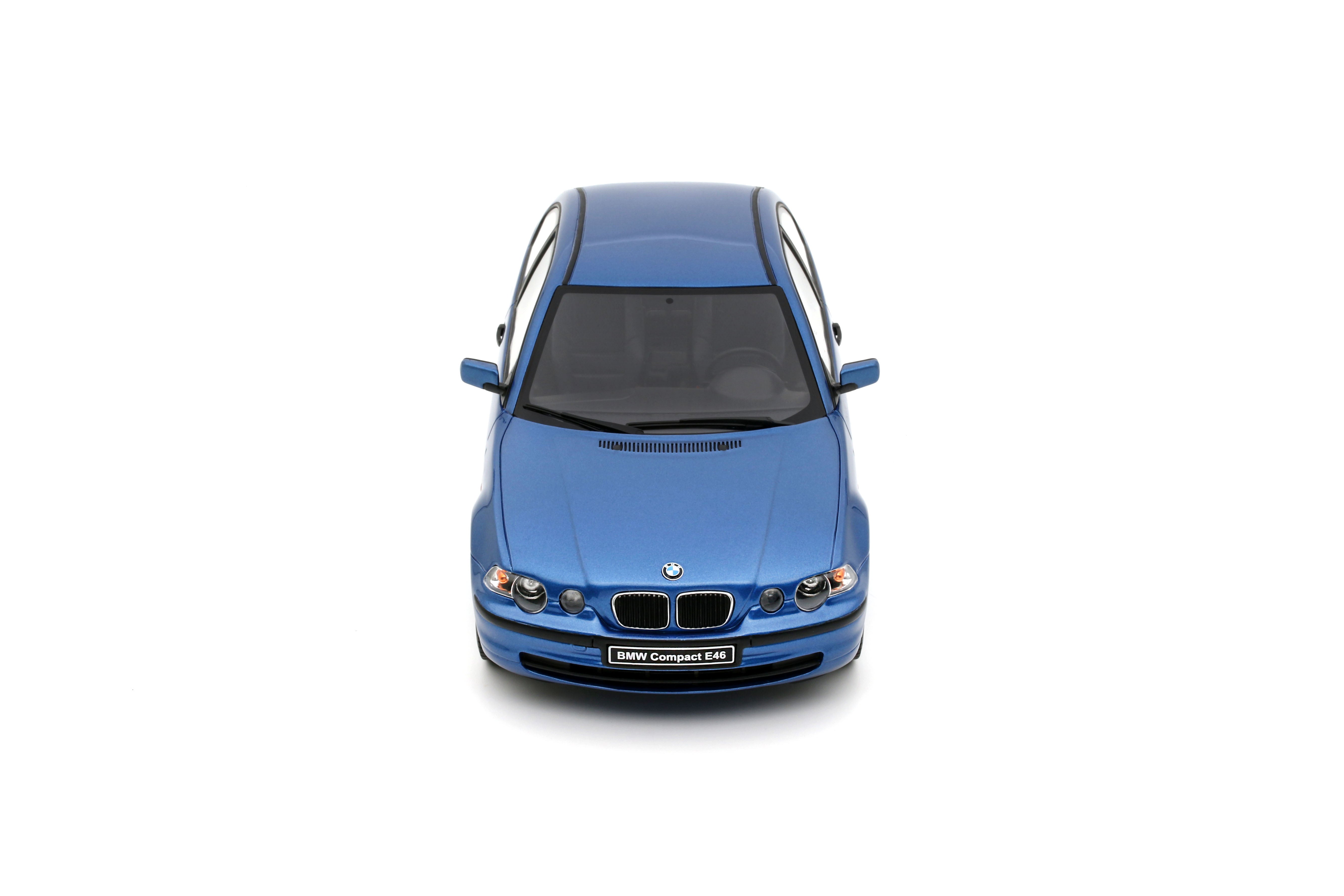 Otto Mobile 1:18 BMW E46 318 TI Compact Estoril Blue 2002 - Limited Edition - Resin Model
