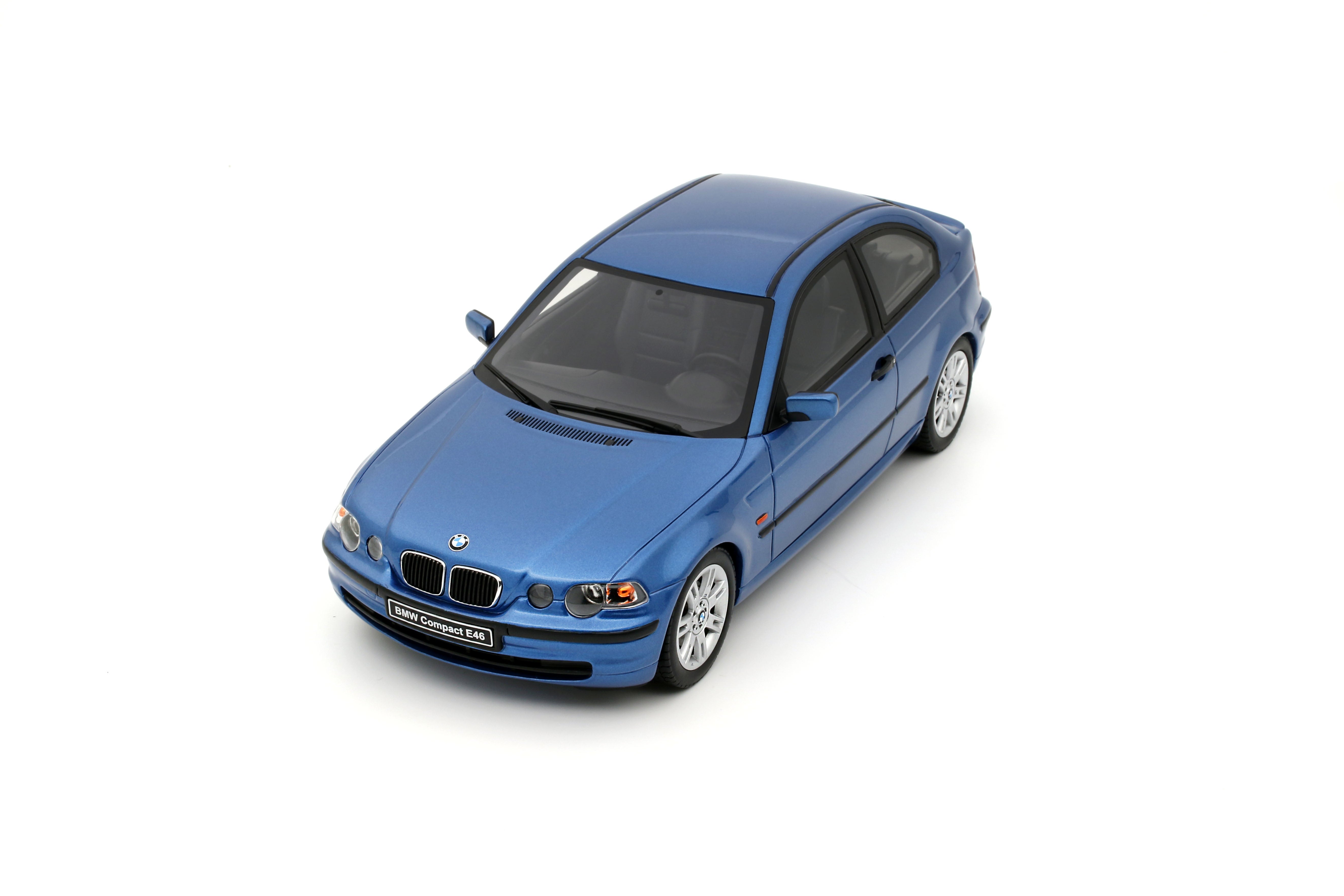 Otto Mobile 1:18 BMW E46 318 TI Compact Estoril Blue 2002 - Limited Edition - Resin Model