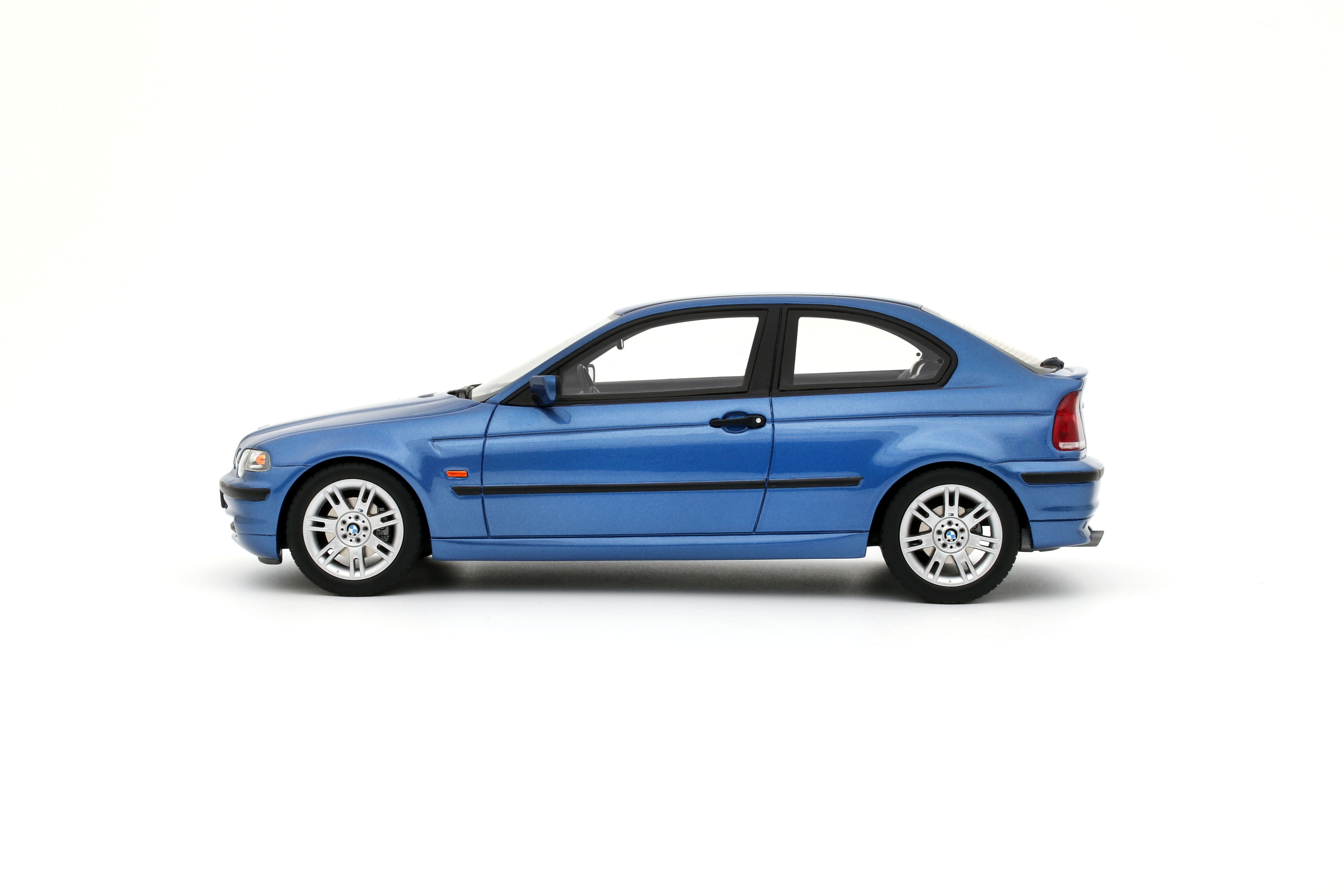 Otto Mobile 1:18 BMW E46 318 TI Compact Estoril Blue 2002 - Limited Edition - Resin Model