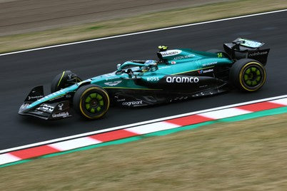 Spark 1:43 Aston Martin Aramco AMR25 No.14 Fernando Alonso Japanese GP 2025
