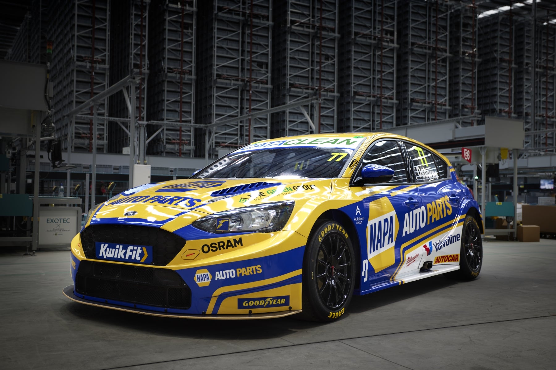 Spark 1:43 - Ford Focus ST NAPA Racing No.77 Sam Osborne BTCC - Limited Edition - Resin Model