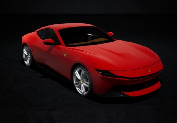 BBR - 1:43 Ferrari Amalfi 2024 Rosso Corsa - Limited Edition Resin Model