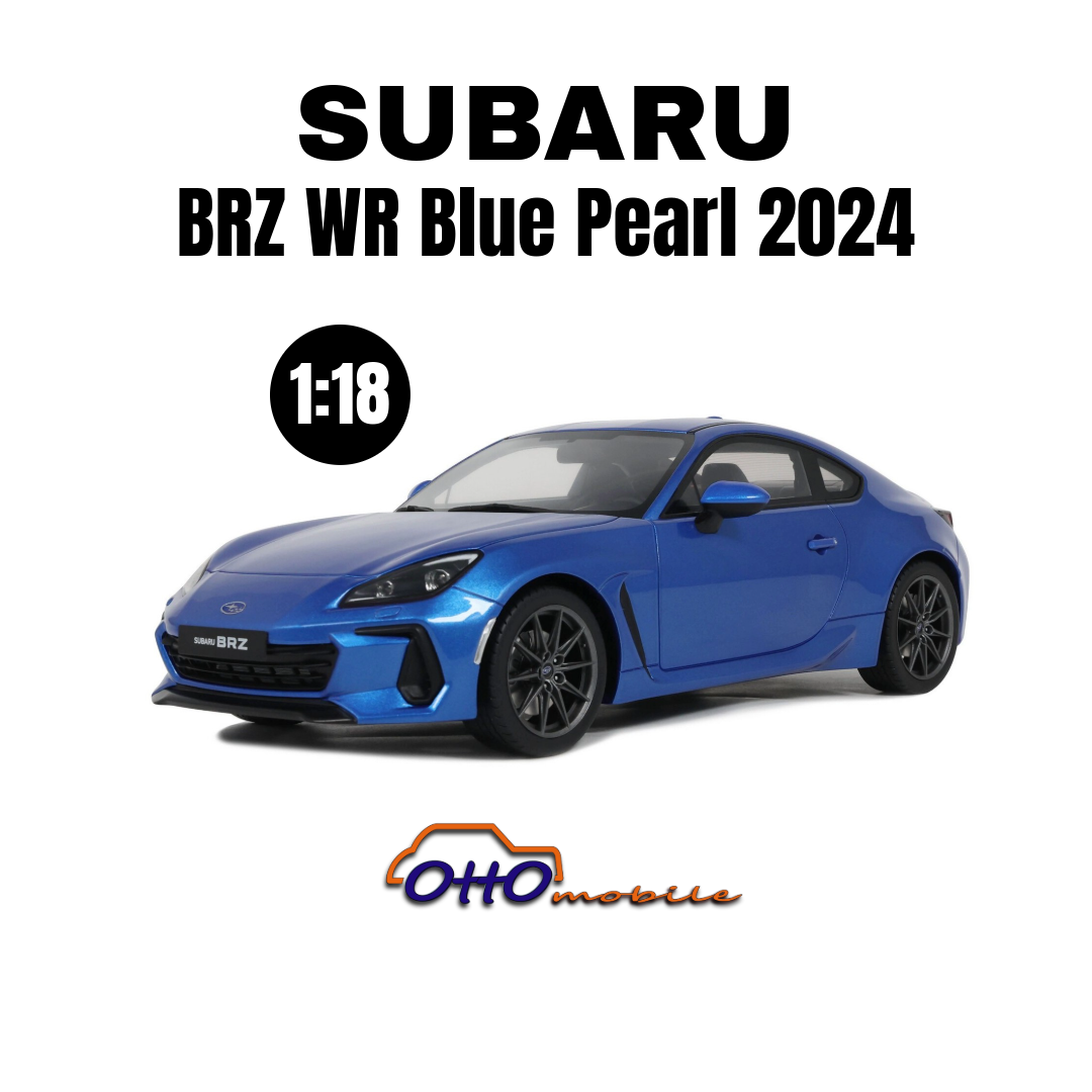 Otto Mobile 1:18 Subaru BRZ WR Blue Pearl 2024 - Limited Edition Resin Model