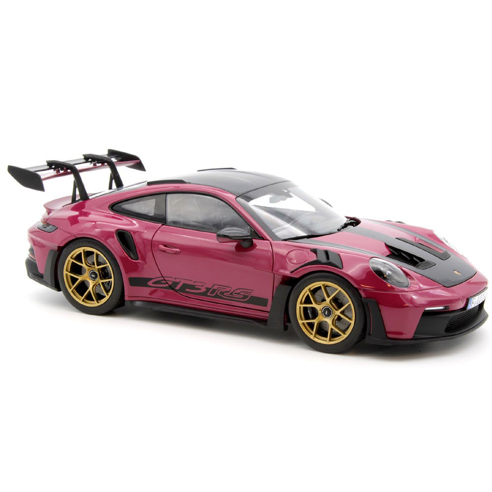 Norev 1:18 2022 Porsche 911 GT3 RS With Weissach Pack - Ruby Star Purple - Diecast Model
