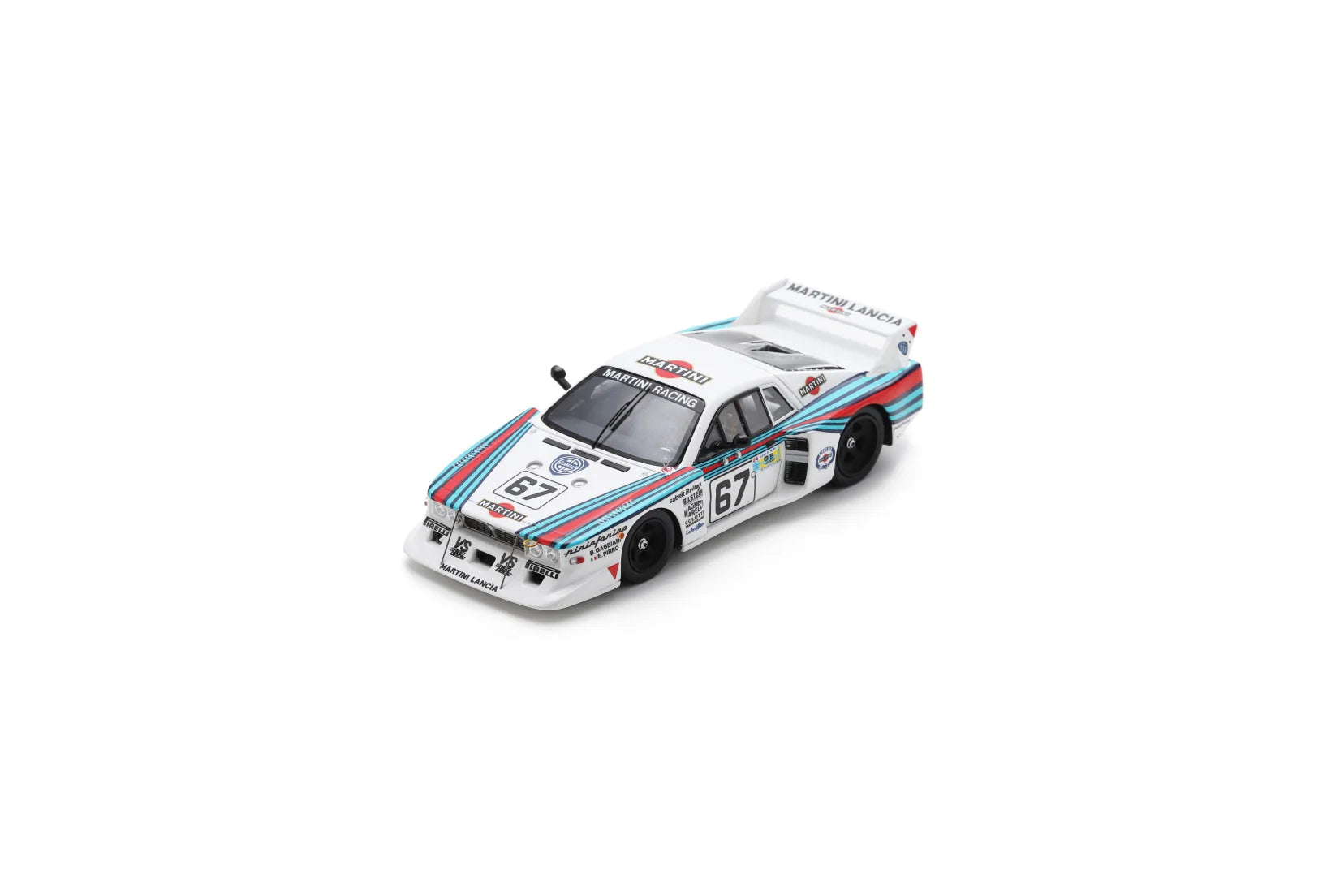 Spark 1:43 - Lancia Beta Montecarlo Turbo No.67 - Beppe Gabbiani - Emanuele Pirro - 24H Le Mans 1981 - Resin Model